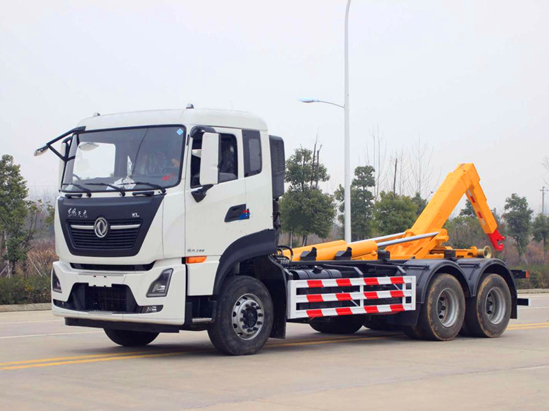 國(guó)六東風(fēng)天龍25噸套臂垃圾車